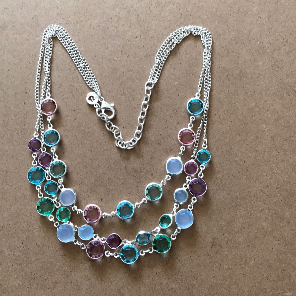 Crystal stone necklace